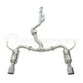 Invidia R400 Cat Back Exhaust - Straight Cut Polished Stainless Tips - Subaru WRX VN 22+ (Wagon)