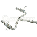 Invidia R400 Cat Back Exhaust - Straight Cut Polished Stainless Tips - Subaru WRX VN 22+ (Wagon)