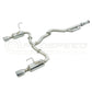 Invidia R400 Cat Back Exhaust - Straight Cut Polished Stainless Tips - Subaru WRX VN 22+ (Wagon)