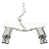 Invidia Q300 Cat Back Exhaust - Rolled Polished Stainless Tips - Subaru WRX VB 22+ (Sedan) - Revzone