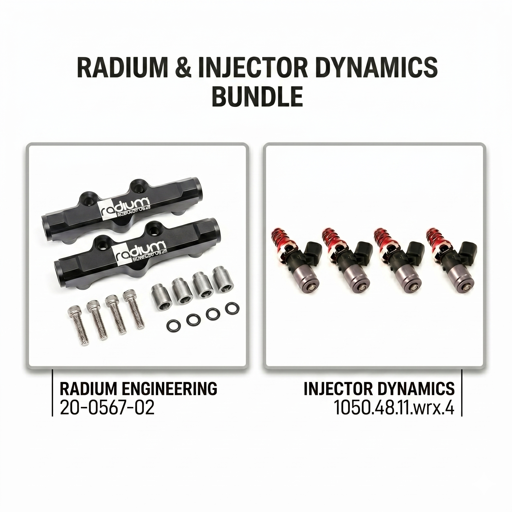 Radium/Injector Dynamics Subaru Fuel Rail upgrade 01+ WRX STI - Revzone