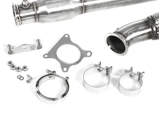 Integrated Engineering 3" Catted Down Pipe - Audi A3 8P FWD/VW Golf GTI Mk5 Mk6/Jetta Mk5 Mk6 - Revzone