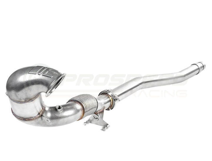 Integrated Engineering Cast Catted Down Pipe - Audi S3 8V/TT, TTS 8S/Golf R Mk7, Mk7.5