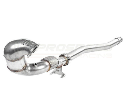 Integrated Engineering Cast Catted Down Pipe - Audi S3 8V/TT, TTS 8S/Golf R Mk7, Mk7.5