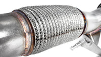 Integrated Engineering Cast Catted Down Pipe - Audi A3 8V/VW Golf Inc GTI Mk7, Mk7.5 (2.0 TSI FWD)