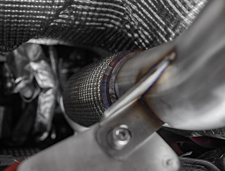 Integrated Engineering Cast Catted Down Pipe - Audi A3 8V/VW Golf Inc GTI Mk7, Mk7.5 (2.0 TSI FWD)