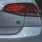 Integrated Engineering Logo Vehicle Badge Green - Universal