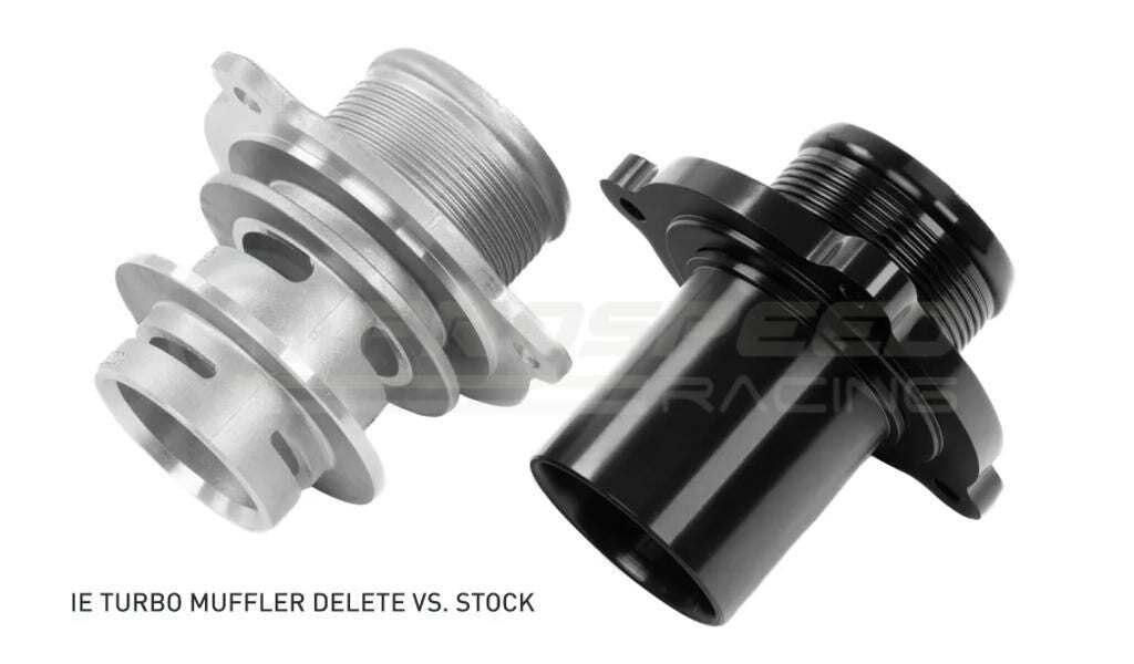 Integrated Engineering Turbo Muffler Delete - VW Golf GTI Mk8 - Revzone