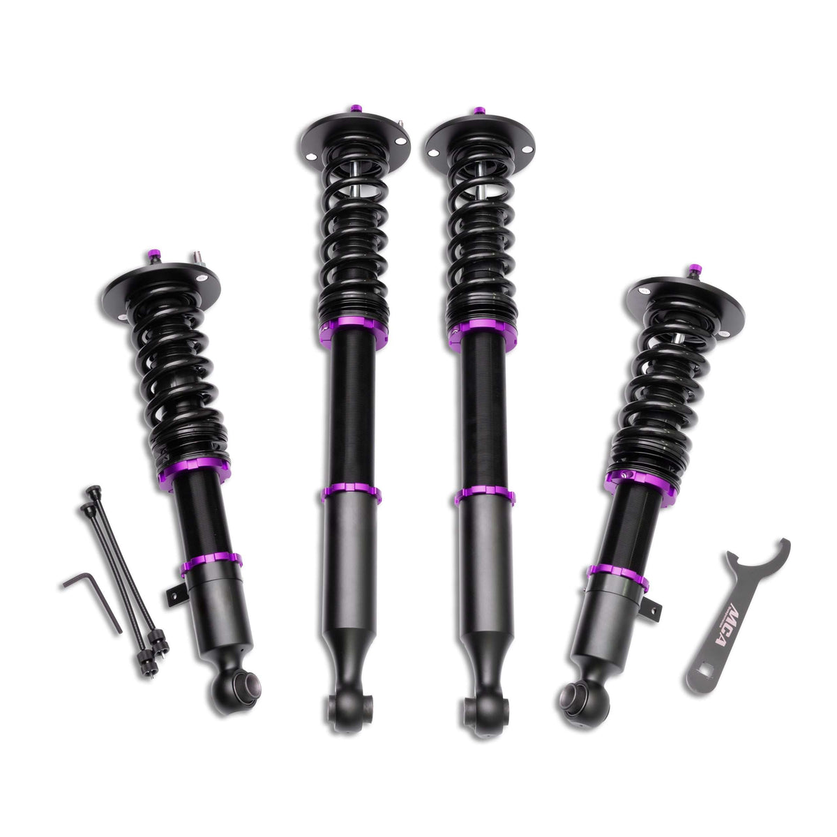 MCA Pro Street Coilovers - Nissan Stagea Series 2 WC34 RS4 (Auto) 98-01 (STAG2C34A-PST) - MCA Suspension - Revzone