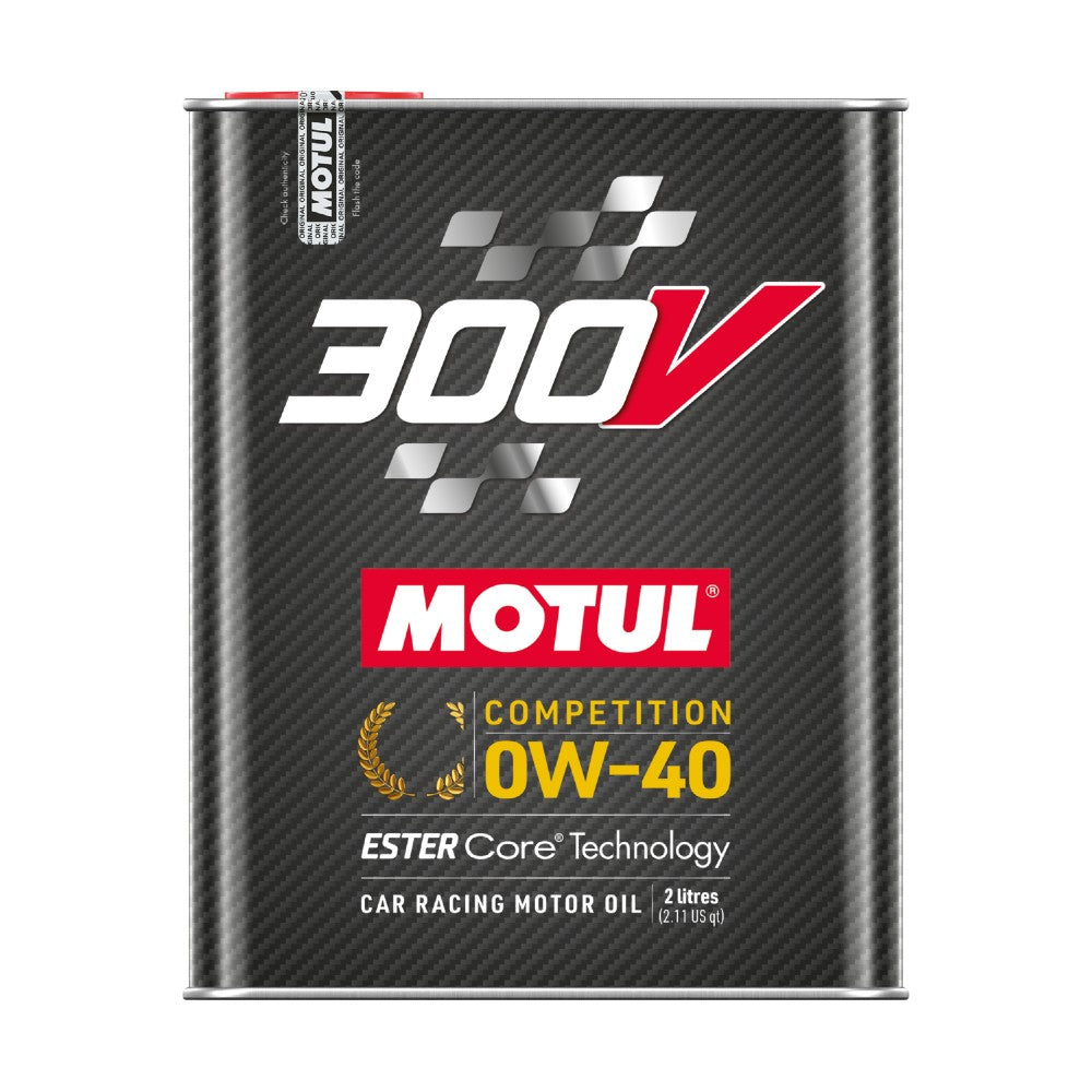 Motul 300V Competition 0W-40 Ester Racing Engine Oil - 2L - Revzone
