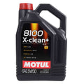 Motul 8100 X-clean+ 5W-30 100% Synthetic Engine Oil - 5L - Revzone
