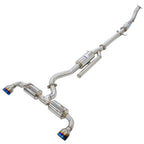 Invidia N2 O2 Housing Back Exhaust - Straight Cut Black Stainless Tips - Toyota Yaris GR XPA16R - Revzone