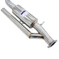 Invidia N2 O2 Housing Back Exhaust - Straight Cut Black Stainless Tips - Toyota Yaris GR XPA16R