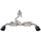 Invidia N2 O2 Housing Back Exhaust - Straight Cut Black Stainless Tips - Toyota Yaris GR XPA16R - Revzone