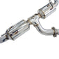 Invidia N2 O2 Housing Back Exhaust - Straight Cut Black Stainless Tips - Toyota Yaris GR XPA16R