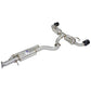 Invidia N2 O2 Housing Back Exhaust - Straight Cut Black Stainless Tips - Toyota Yaris GR XPA16R