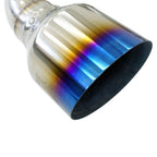 Invidia N2 O2 Housing Back Exhaust - Straight Cut Titanium Blue Tips - Toyota Yaris GR XPA16R - Revzone
