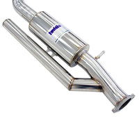 Invidia N2 O2 Housing Back Exhaust - Straight Cut Titanium Blue Tips - Toyota Yaris GR XPA16R - Revzone