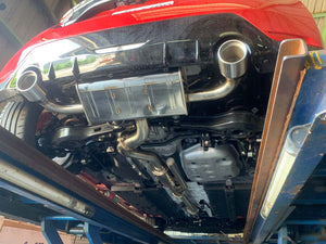 Invidia Q300 O2 Housing Back Exhaust - Toyota Yaris GR XPA16R