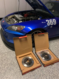 Paragon 2-piece Rotors Rear Pair 282mm x 12mm - Honda S2000 - Revzone