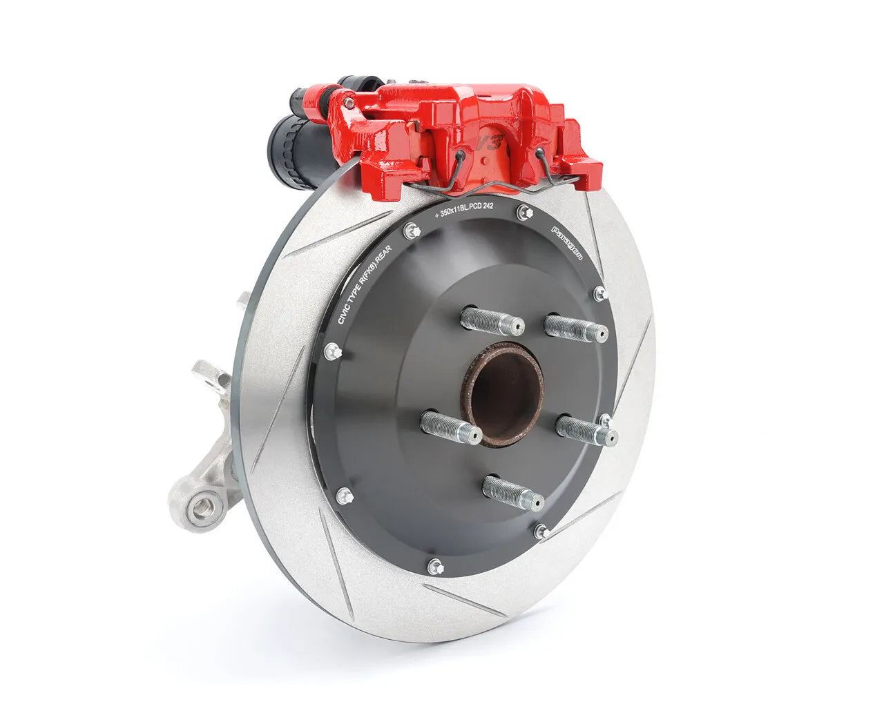 Paragon 2-piece Rotors Rear Pair 350x11mm - Honda Civic Type R FK8 / FL5 - Larger Rotor - Revzone