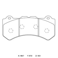 Paragon Pads P2 suit Nissan R35 Front Street - Revzone