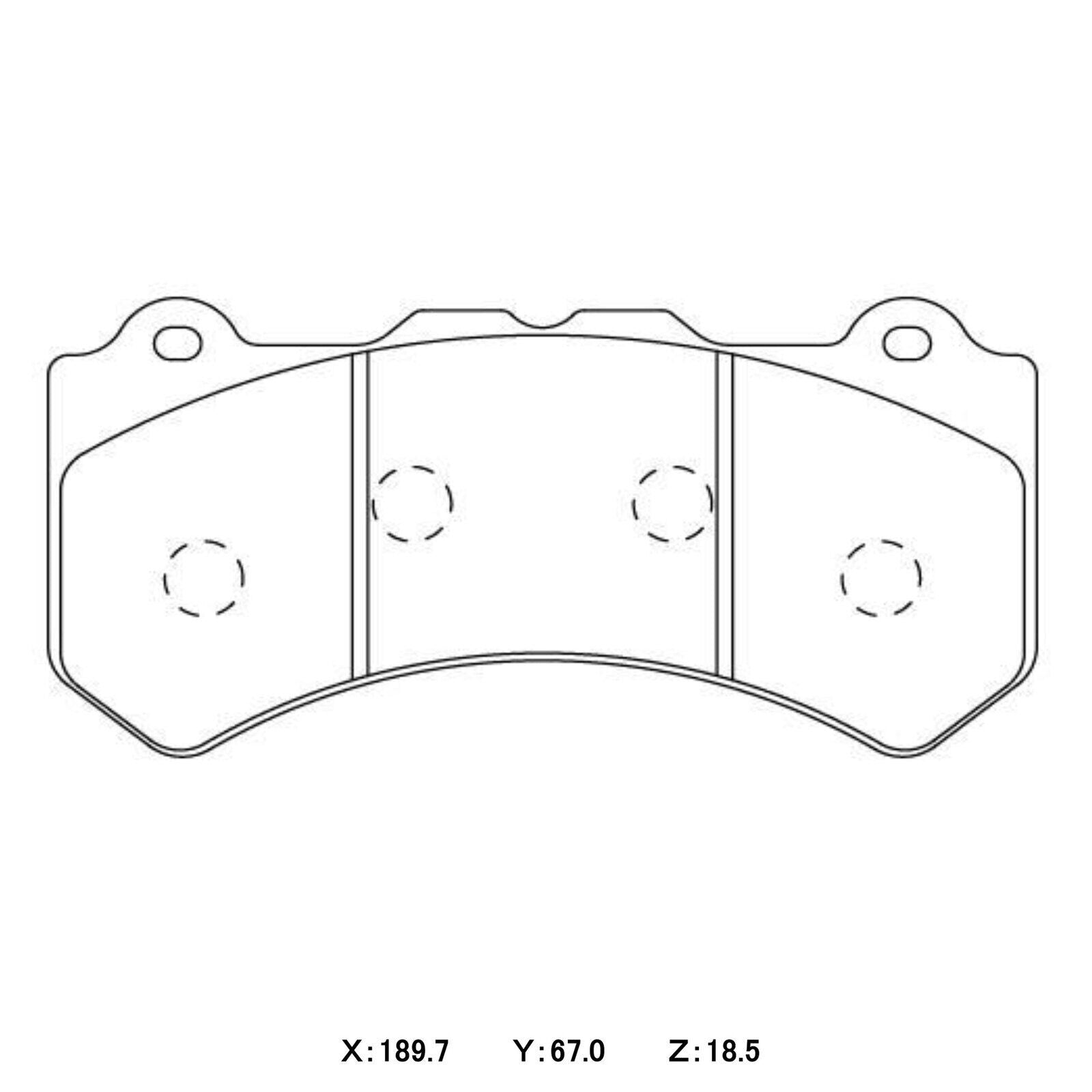 Paragon Pads P2 suit Nissan R35 Front Street - Revzone