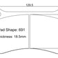 Paragon Pads P3 suit Nissan R35 Rear Street