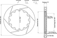 Paragon Performance Rotor Rings 343mm x 32mm (13.50" x 1.26") - P.C.D. 213mm - Mtg. Flg. Th. 6mm - D54 - Revzone