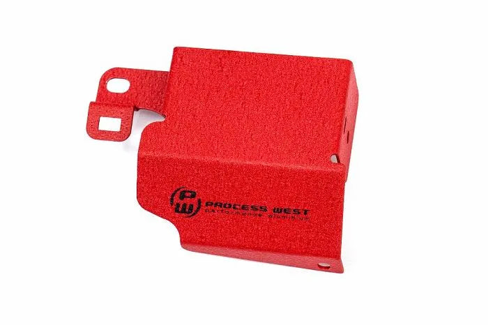 Process West Boost Solenoid Cover Red for Subaru STI 08-21 [PWED01R] - Revzone