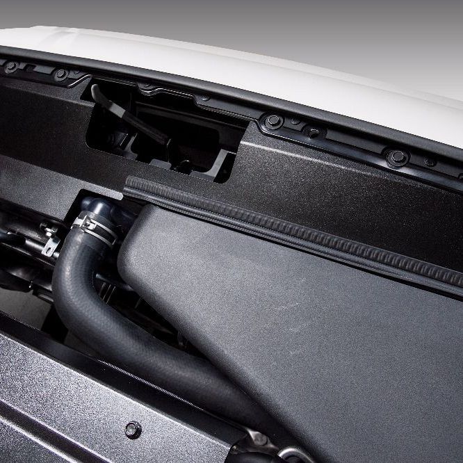 Process West Radiator Cover Black for Subaru WRX/STI VA 15-21 (w/OEM Intake Chute) [PWED03B] - Revzone