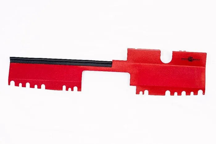 Process West Radiator Cover Red for Subaru WRX/STI VA 15-21 (w/OEM Intake Chute) [PWED03R] - Revzone