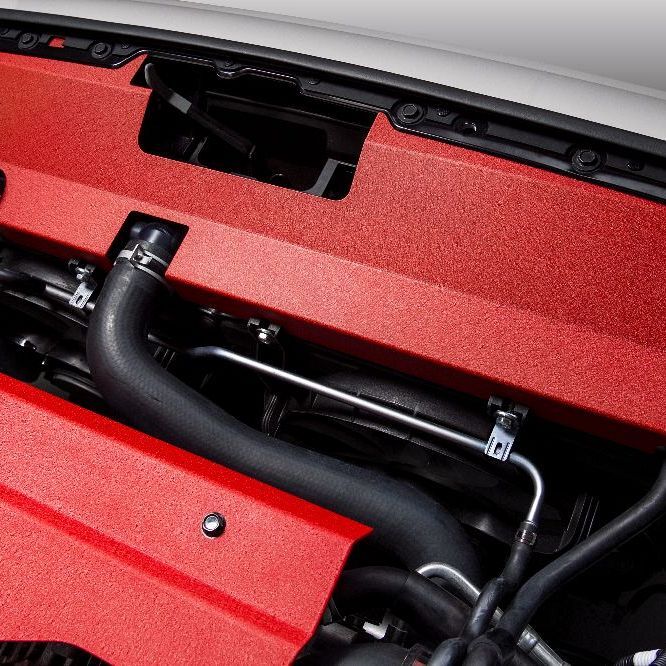 Process West Radiator Cover Red for Subaru WRX/STI VA 15-21 (No Intake Chute) [PWED04R] - Revzone