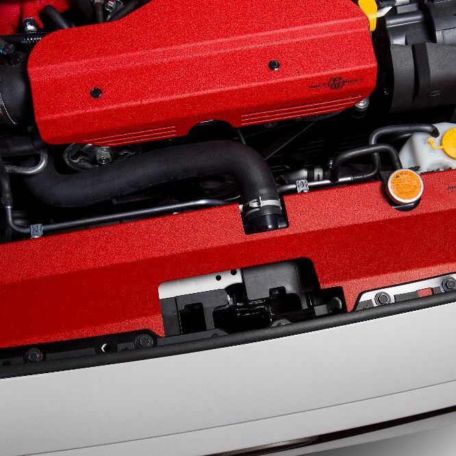 Process West Radiator Cover Red for Subaru WRX/STI VA 15-21 (No Intake Chute) [PWED04R] - Revzone