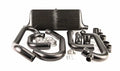 Process West Front Mount Intercooler Kit w/Black Core, Black Piping for Subaru WRX/STI GC8 97-00 [PWFMIC01B] - Revzone