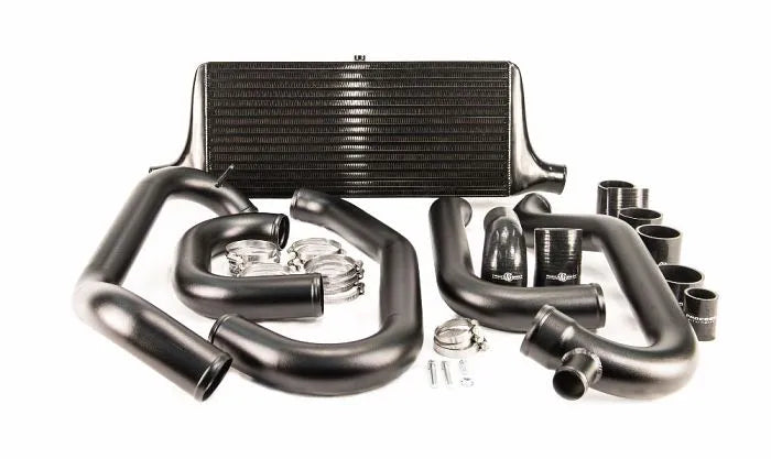 Process West Front Mount Intercooler Kit w/Black Core, Black Piping for Subaru WRX/STI GC8 97-00 [PWFMIC01B] - Revzone