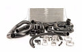Process West Front Mount Intercooler Kit w/Silver Core, Black Piping for Subaru STI 08-14 [PWFMIC03] - Revzone