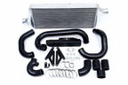 Process West Front Mount Intercooler Kit w/Silver Core, Black Piping for Subaru WRX VA 15-21 [PWFMIC07] - Revzone