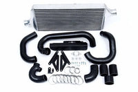 Process West Front Mount Intercooler Kit w/Silver Core, Black Piping for Subaru WRX VA 15-21 [PWFMIC07] - Revzone