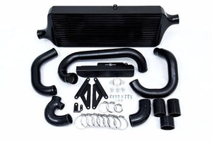 Process West Front Mount Intercooler Kit w/Black Core, Black Piping for Subaru WRX VA 15-21 [PWFMIC07B]