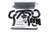 Process West Front Mount Intercooler Kit w/Silver Core, Black Piping for Subaru STI VAB 15-21 [PWFMIC08] - Revzone
