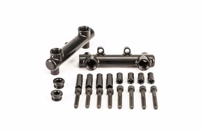 Process West Billet Fuel Rails - Black - Revzone