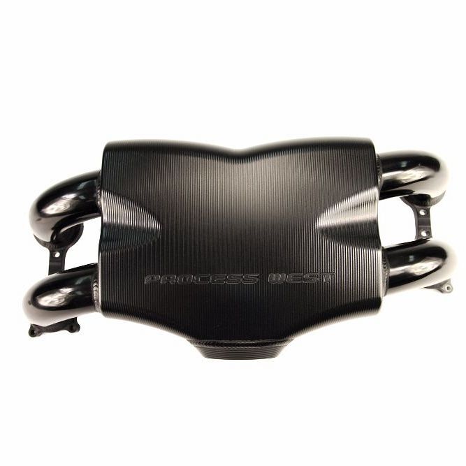 Process West Intake Manifold DBW Reverse Orientation (suits Subaru 06-16 WRX/STI) - Black - Revzone
