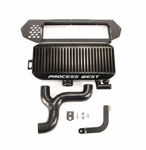 Process West Top Mount Intercooler Kit Black for Subaru WRX/STI 97-98 [PWTMIC01B]