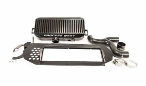 Process West Top Mount Intercooler Kit Black for Subaru WRX/STI 99-00 [PWTMIC02B]