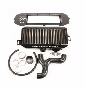 Process West Top Mount Intercooler Kit Black for Subaru WRX 01-02 [PWTMIC03B]