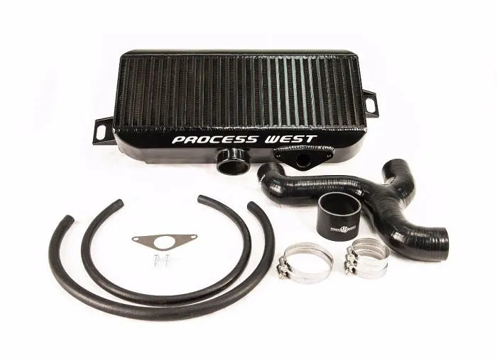 Process West Top Mount Intercooler Kit Black for Subaru STI 08-21 [PWTMIC06B] - Revzone