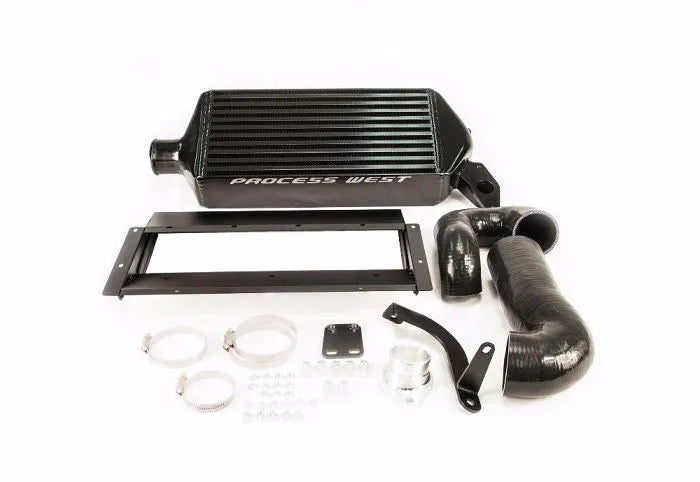 Process West Top Mount Intercooler Black for Subaru Liberty GT BL/BP 04-09 [PWTMIC11B] - Revzone
