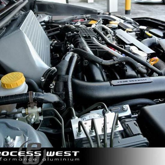 Process West Verticooler Top Mount Intercooler Kit Black for Subaru WRX VA 15-21 [PWTMIC14B] - Revzone