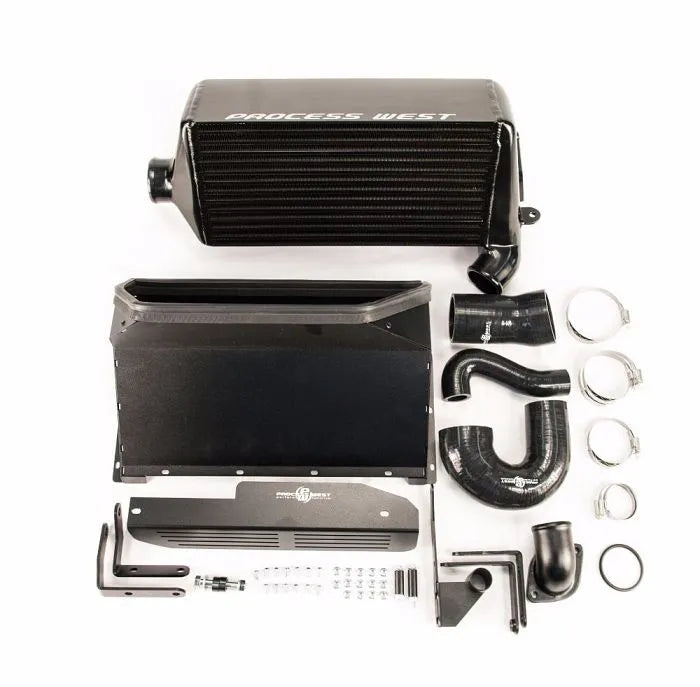 Process West Verticooler Top Mount Intercooler Kit Black for Subaru Forester XT 08-13 [PWTMIC15B] - Revzone